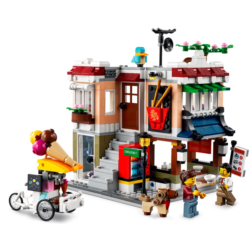 Lego 31131 Tiệm mì tại trung tâm thành phố - Downtown Noodle Shop - Lego Creator 3in1