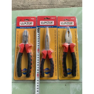 Kìm điện – kìm cắt - kềm nhọn đa năng công nghiệp siêu to kềm 8 inch LUXTOP