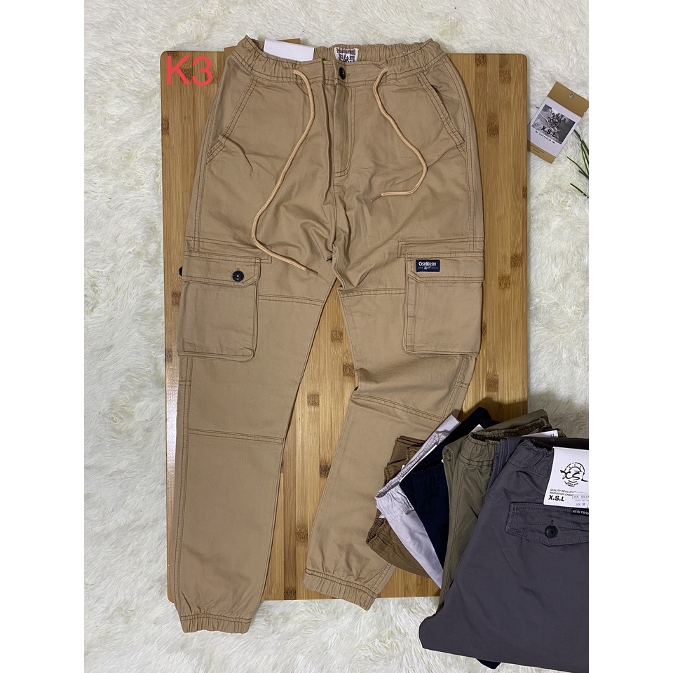 Quần Kaki JOGGER Cao cấp có size 28-36 cho nguoi 88kg trở lại. Vải dày và co giãn nhẹ