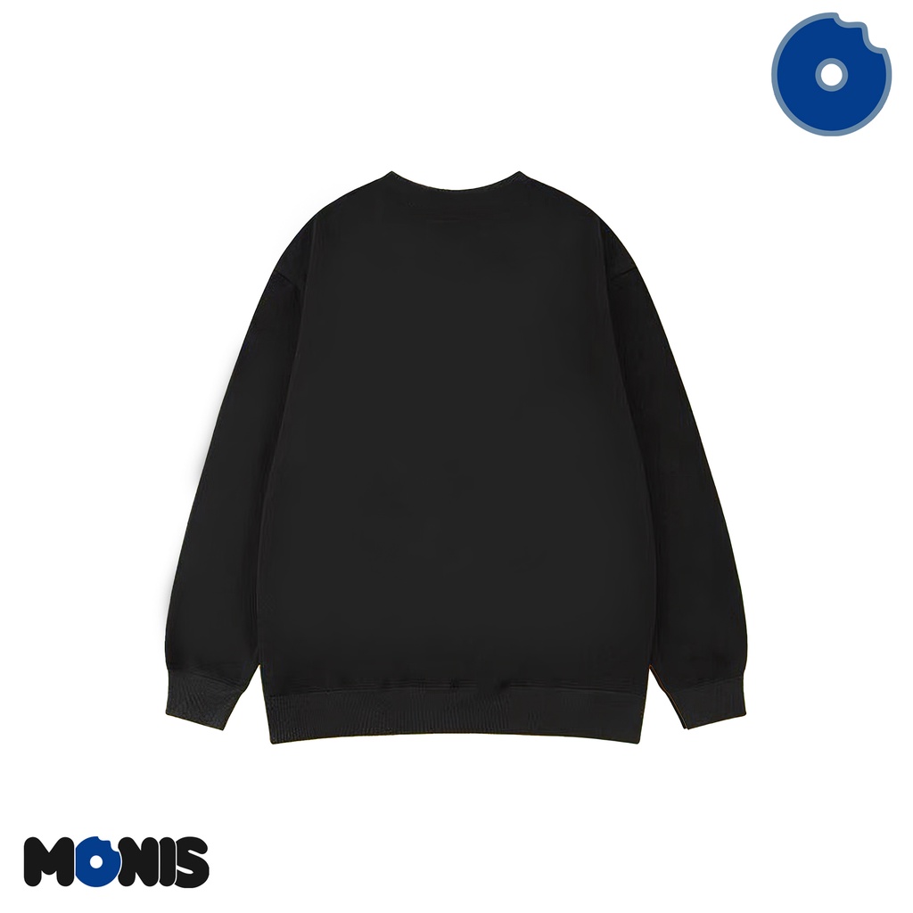 Áo Sweater MONIS cao cấp form Oversize vải chân cua cotton dày dặn