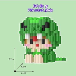 Mô hình lắp ráp 12 con giáp được chọn mẫu