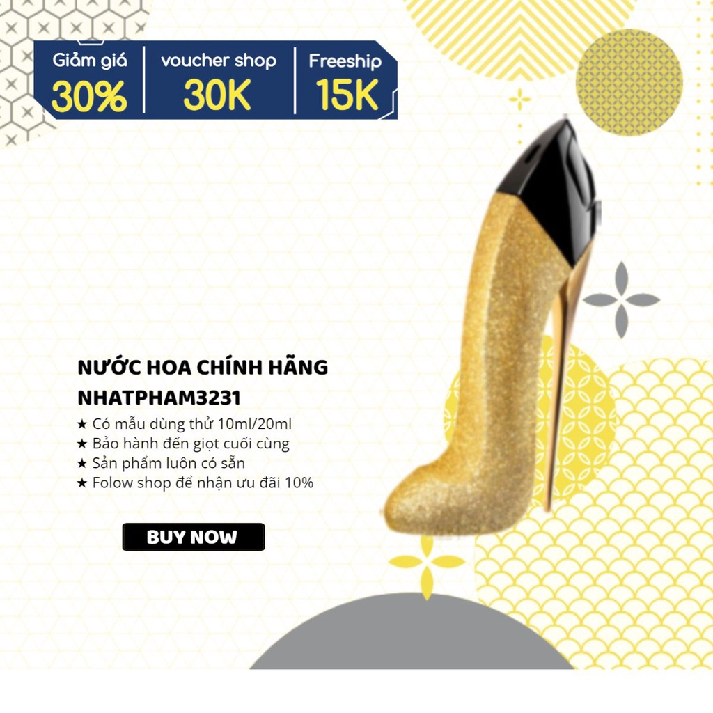 CH - Good Girl Glorious Gold 10ml Nước hoa chính hãng