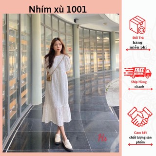 Đầm Suông Đuôi cá Dáng Dài đũi xốp Hàng Cao Cấp phù hợp mọi vóc dáng