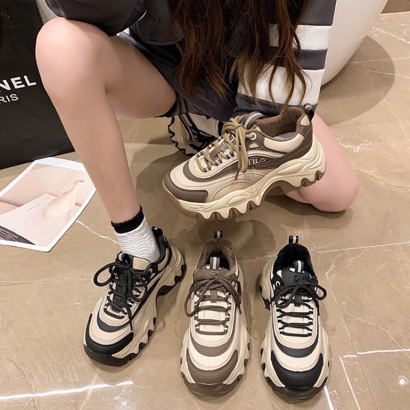 Giày thể thao nữ Ullzang, giày sneaker TiCa đế răng