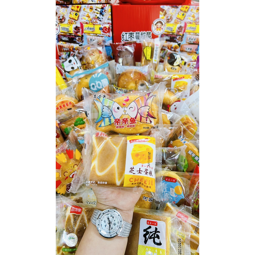 Bánh Mix Đài Loan Thùng 2kg Không Trùng Vị- Bánh mix đủ vị mềm mịn thơm ngon đầy dinh dưỡng