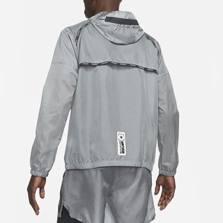 [HÀNG_CHÍNH_HÃNG] ÁO KHOÁC NKE REPEL WILD RUN WINDRUNNR GRAPHIC RUNNNG JACKET - GREY