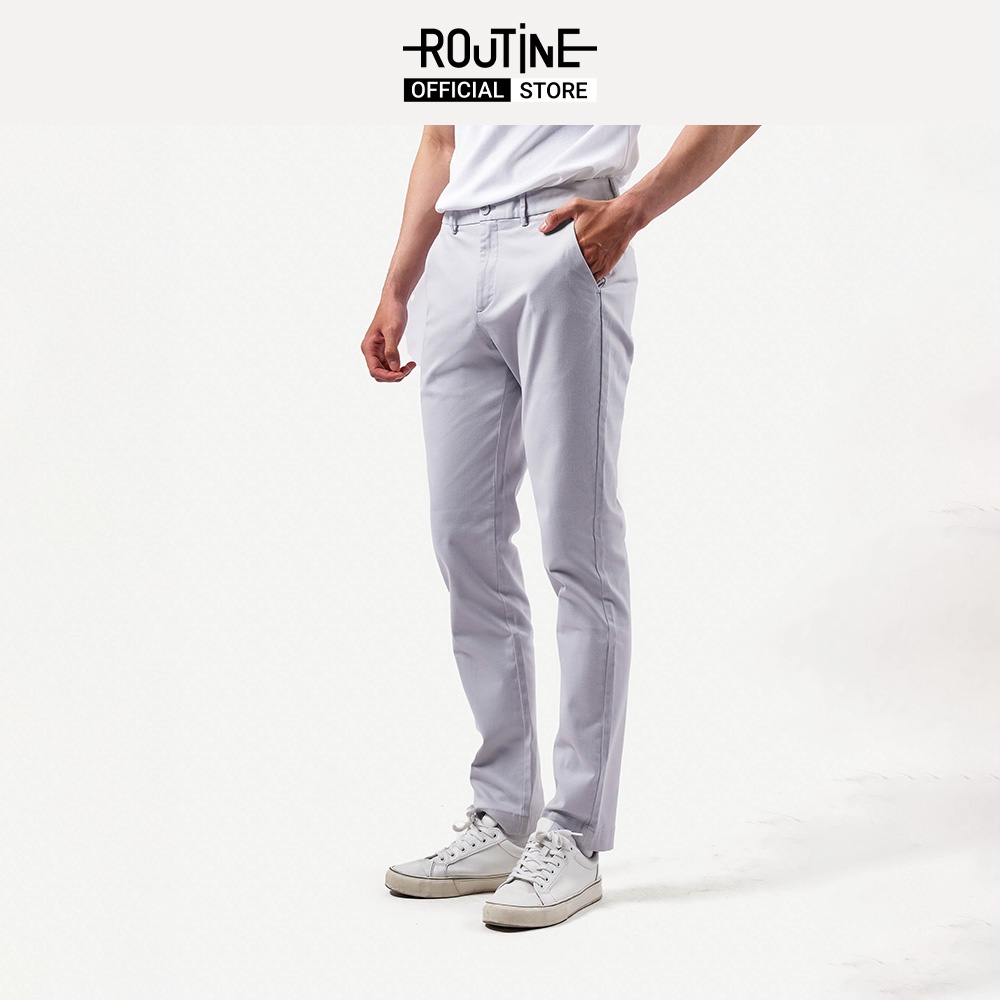 Quần Dài Kaki Nam Twill Form Slim - Routine 10F22PCA001