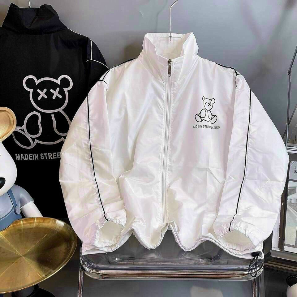 Áo khoác dù T.Teddy style Hàn chuẩn thiết kế Unisex cho cả nam và nữ