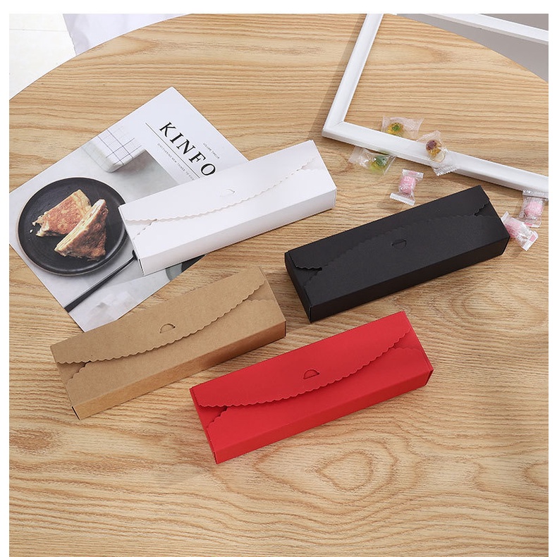 BX25-Hộp giấy đựng quà, socola, bánh dứa, nougat....6.5x dài 23× cao4cm