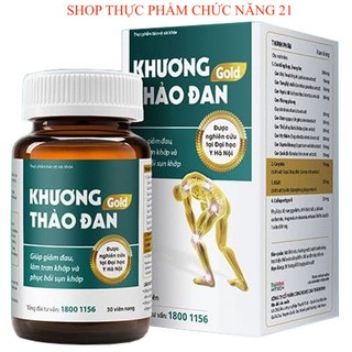 KHƯƠNG THẢO ĐAN Gold Thái Minh - Giúp làm trơn khớp, phục hồi sụn khớp ( Hộp 120 viên )