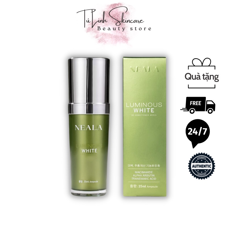 Tế Bào Gốc Tuỷ Xương Neala (Mộc Tuyết)- phục hồi, dưỡng trắng, căng bóng, mờ thâm, ngừa lão hoá