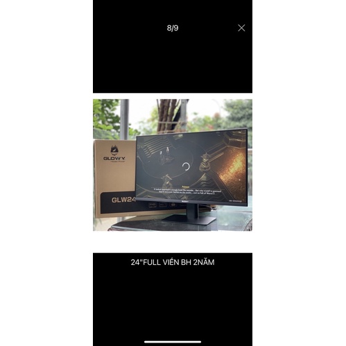 Màn hình máy tính GLOWY 24 inch IPS 3ms góc nhìn rộng_BH24 tháng | BigBuy360 - bigbuy360.vn