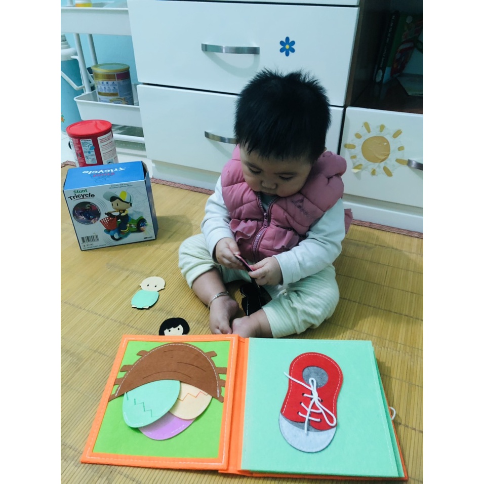 Đồ chơi Sách vải tương tác Bé Yêu Khám Phá - Metis Đồ chơi cho con