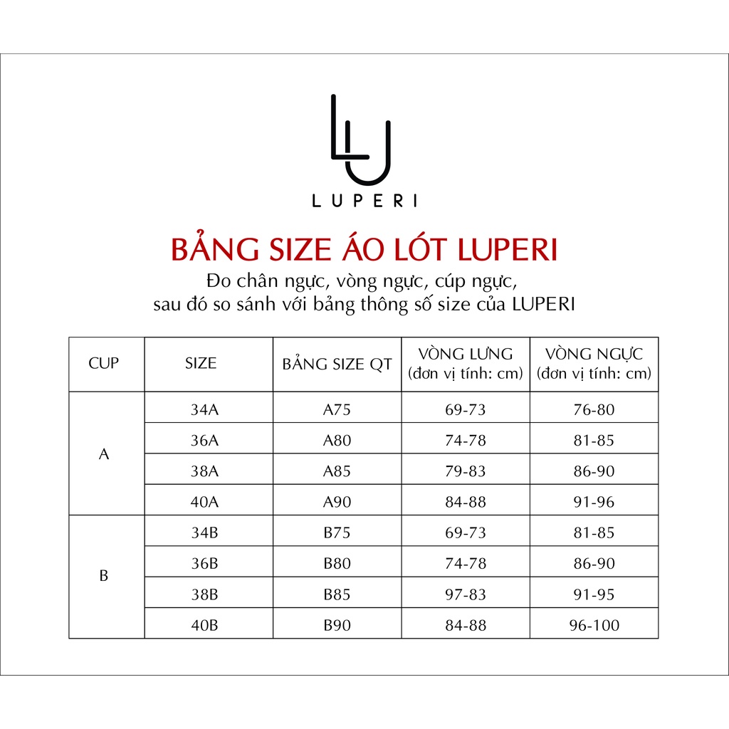 Áo Lót Nữ Phối Ren LUPERI LV821X Có Gọng, Mềm Mút Mỏng Không Xù, Bản 2 Móc Trẻ Trung, Dây Tháo Rời Tiện Dụng