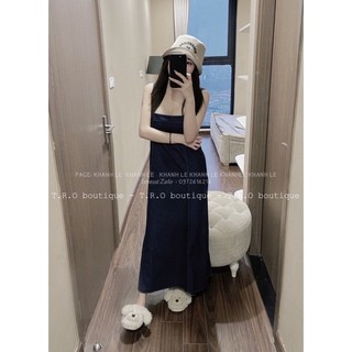 Váy Yếm Bò Dáng Dài Khánh Lê