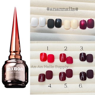 Sơn gel mxbon đỏ ,trắng ,đen, kem , thạch gạo ,mxbon Hàng Chuẩn đẹp chất sơn đặc mướt bóng