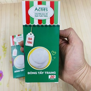 Bông tẩy trang Acnes 20 miếng