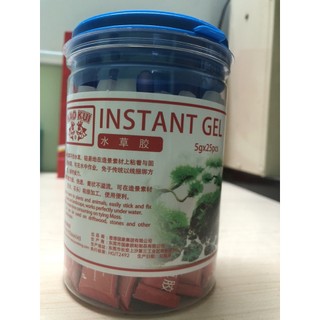 Keo dán thuỷ sinh | Keo xanh Instant Gel  - Dán cây thuỷ sinh khô ngay khi cho vào nước