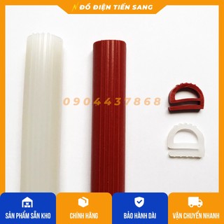 Gioăng silicon chịu nhiệt, ron xilicon tủ cơm tủ hấp cao su chữ e,o,d,m,e tròn, vuông dủ kích thước ,1m