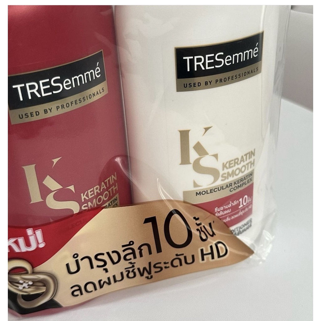 COMBO Gội & Xả TRESemme KERATIN SMOOTH Thailand 400ml
