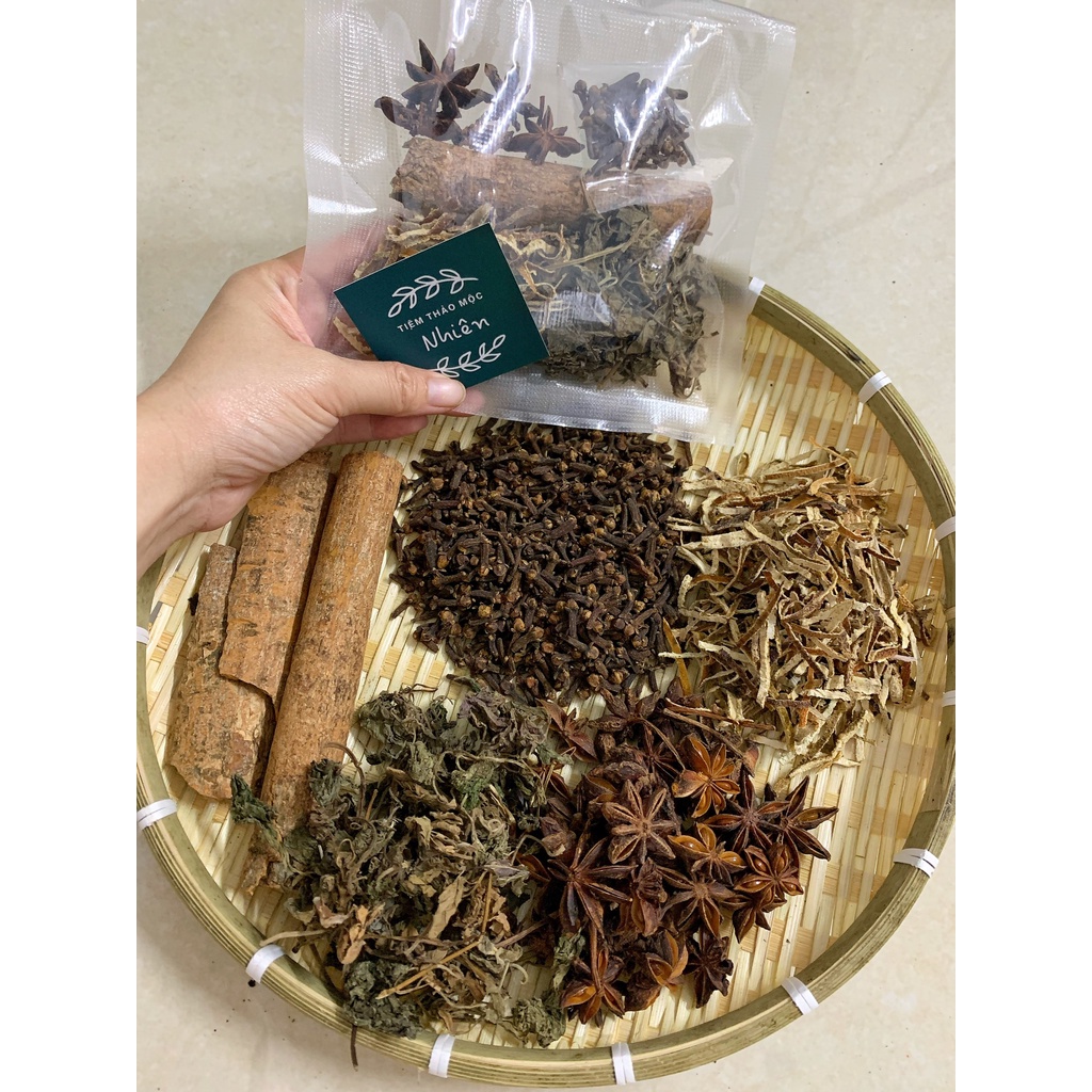 Set 5 Gói Thảo Mộc Xông Nhà Thơm, Sát Khuẩn Không Khí, Thoáng Khí, Khử Mùi, Giảm Stress