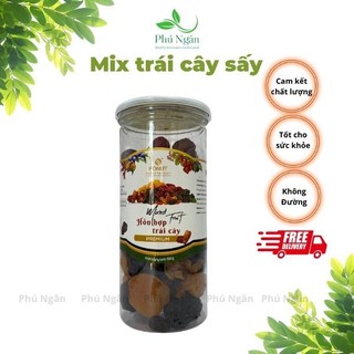 Trái cây sấy dẻo, 7 loại hoa quả sấy dẻo, ăn là ghiền, hộp 500gr