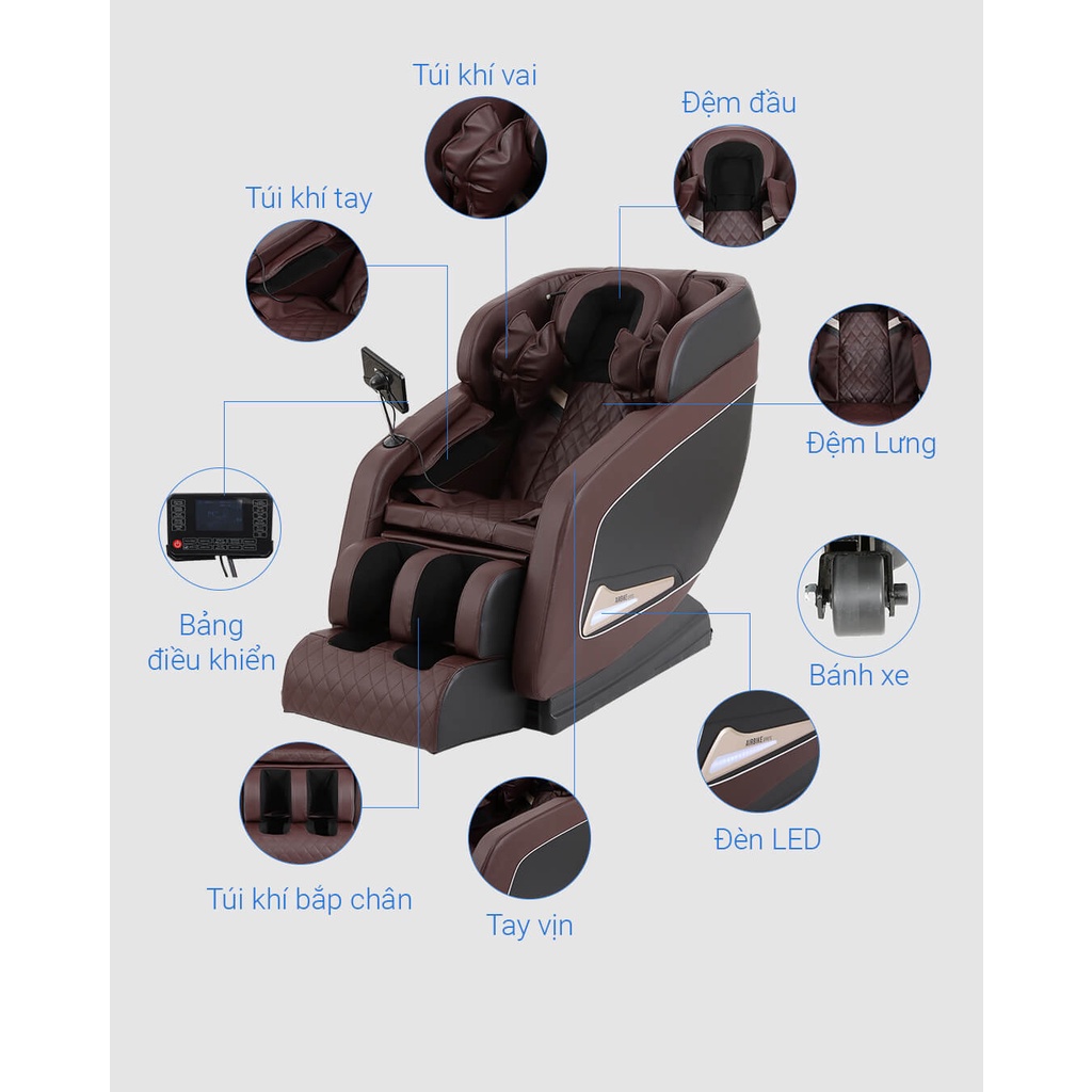 Ghế Massage Cao Cấp Airbike Sport MK331 - Hàng trưng bày trày xước