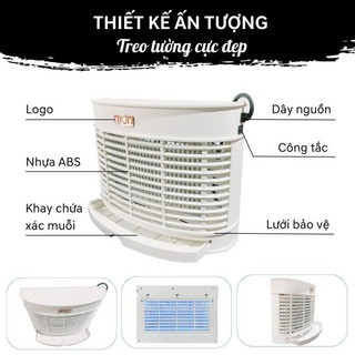 Đèn bắt muỗi bóng LED Nion CN100