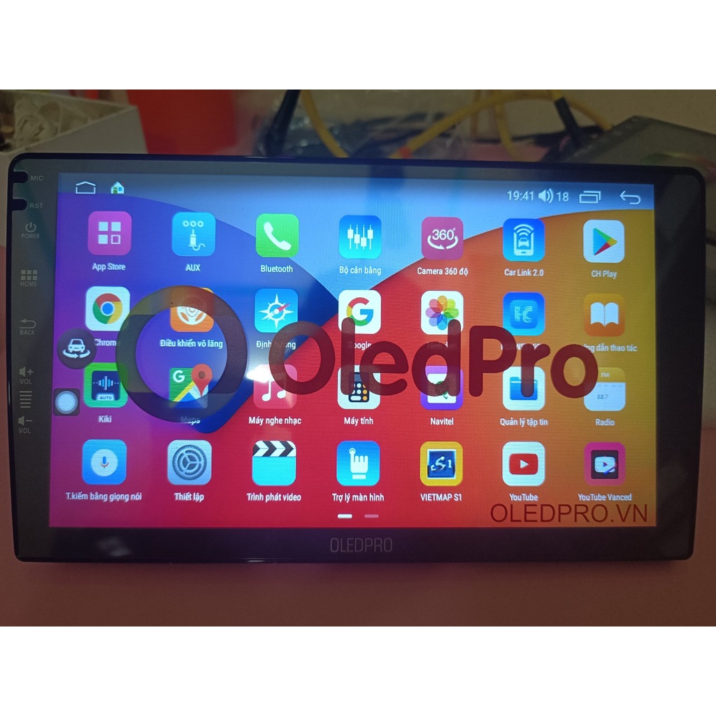 Màn Hình DVD Android Ô Tô OLEDPRO X4 - Bh 18 tháng, giao diện mới