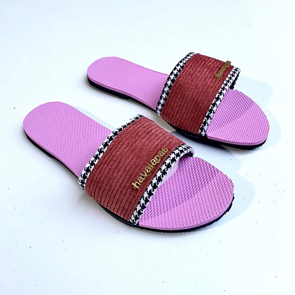 Dép quai ngang nữ havanas 5 màu mẫu mới, êm ái thời trang.