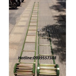 Thang dây thoát hiểm 15 m , thang dây cứu hộ pccc