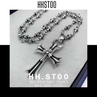 Dây chuyền bạc, dây chuyền Chrome Heart bạc 925, dây chuyền vòng cổ nam nữ, vòng cổ cá tính, trang sức bạc HHST00
