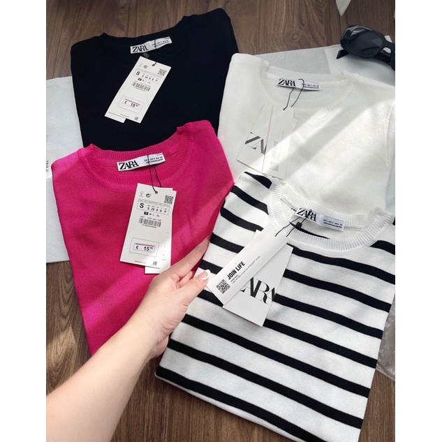Áo thun len Zara cho nữ vnxk