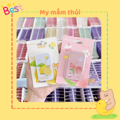 Nước hoa khô dạng sáp mùi chanh/dâu/nho/đào