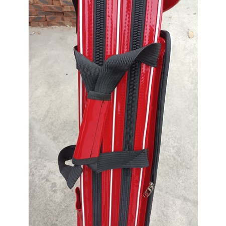 Bao đựng cần câu đơn đài 2 ngăn có chân chống, bao cần AISHANGYU