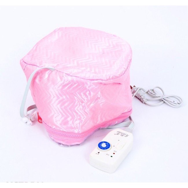 Mũ hấp tóc cá nhân 9 mức nhiệt+ Tặng 01 lấy ráy tai có đèn (Shop Freeship đơn 100K )