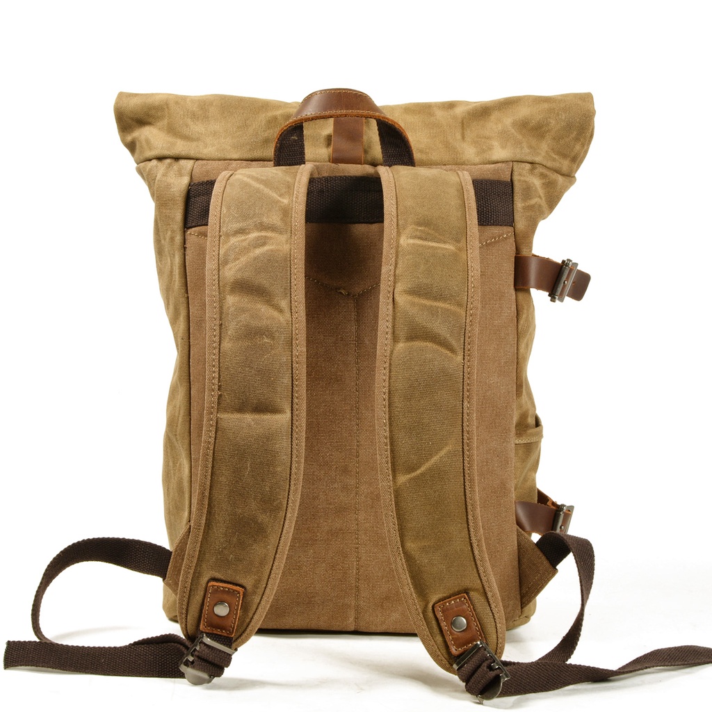 Balo canvas vải bố nam chống nước Hutaleather Goblin thời trang phong cách theo năm tháng HB6