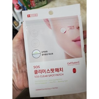 Miếng dán mụn Cell Fusion C SOS Spot Clear Patch 60 miếng, 2 size