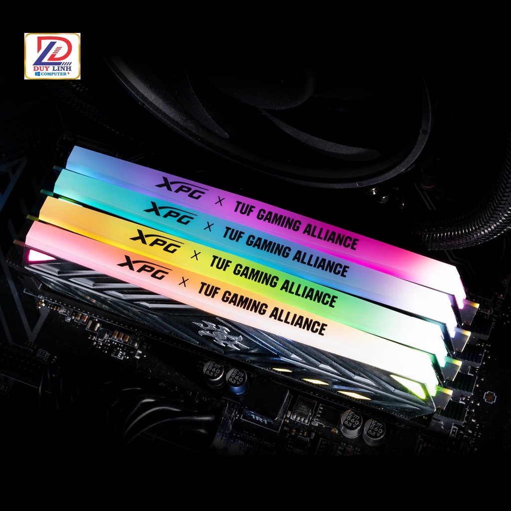RAM DDR4 ADATA XPG SPECTRIX D41 RGB - 8GB 3200MHZ Tản Nhiệt New Bảo Hành chính hãng 60 tháng