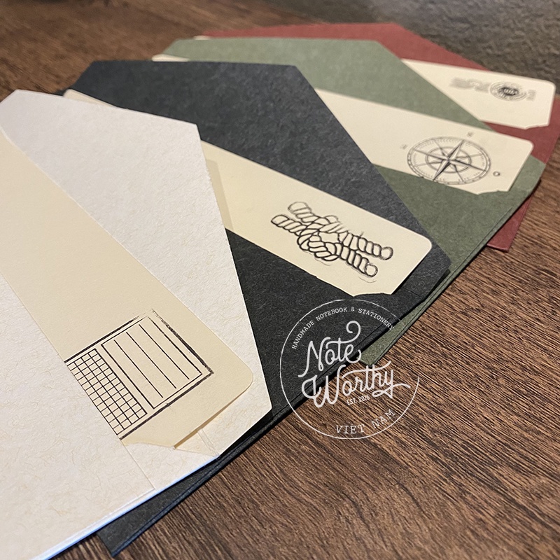 Phong thư cổ điển kèm thiệp viết tay - Noteworthy Classic Handwriting Envenlope