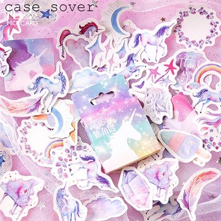 Hộp 46 Sticker Chủ Đề Unicorn Trang Trí Planner - Case Sover
