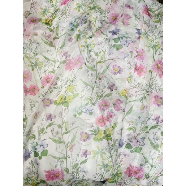 Vải tơ xước hoa cành