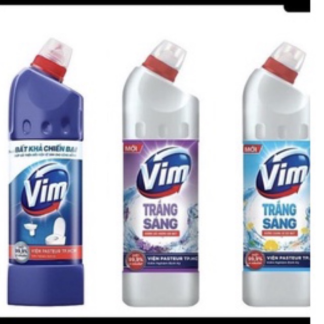 Tẩy Rửa Bồn Cầu Nhà Tắm Vim Trắng Sáng 880ml