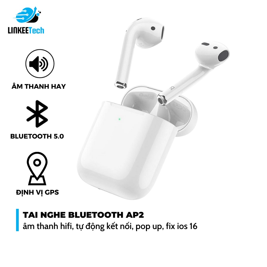 Tai Nghe Bluetooth A2 Không Dây Tự Động Kết Nối Chạm Cảm Thông Minh Ứng - LinkeeTech