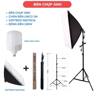 Đèn chụp ảnh studio softbox 50x70cm chụp sản phẩm sản phẩm