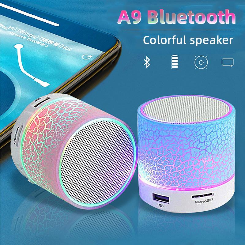 Loa vi tính mini để bàn cao cấp âm thanh siêu trầm có đèn led màu