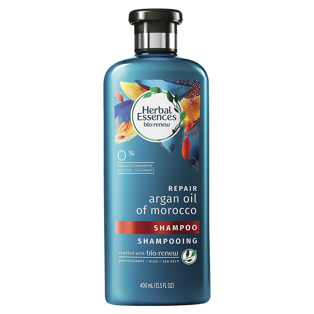 Dầu gội/xả thiên nhiên giúp phục hồi tóc Herbal Essences Biorenew Argan Oil of Morocco Repair 400ml