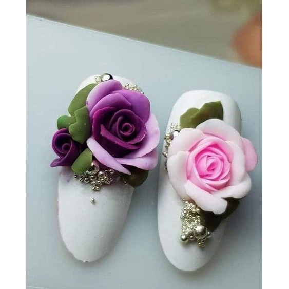 Set gel nặn 12 màu không dùng lưu huỳnh , gel nặn khô nặn hoạt hình , nặn hoa , tạo hình nổi trên móng tay siêu đẹp