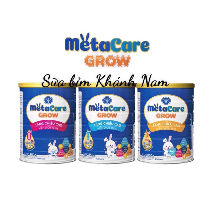 Sữa bột Metacare Grow 850g