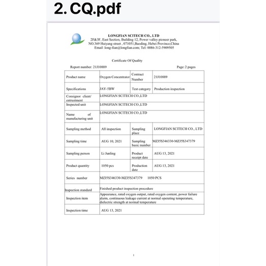 CHO THUÊ MÁY TẠO OXY LONGFIAN 10 LÍT